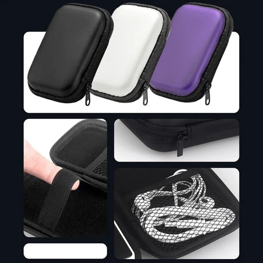 4 in 1 For R36S/R35S Screen Protector Tempered Glass Film & Game Console Storage Bag EVA Portable Protective Case For R36S/R35S