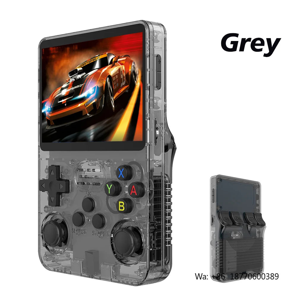 NAVOBUY R36S 3.5 Inch Retro Handheld Game Console 128GB Handheld Pocket Video