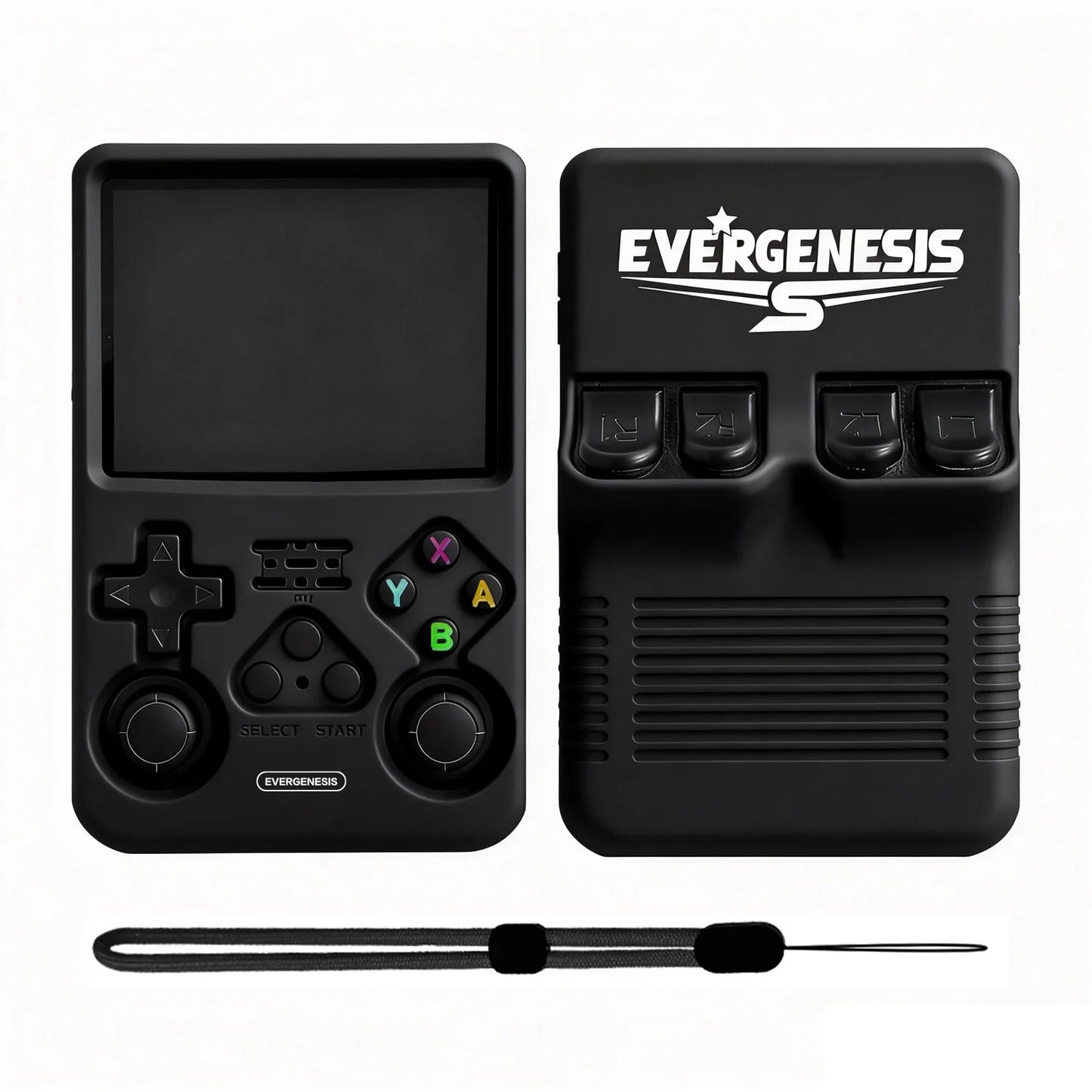 R36S Protective Case Set for R36S Handheld Game Console Silicone Cover EVA Carrying Bag Screen Protector Thumb Grips Accessories