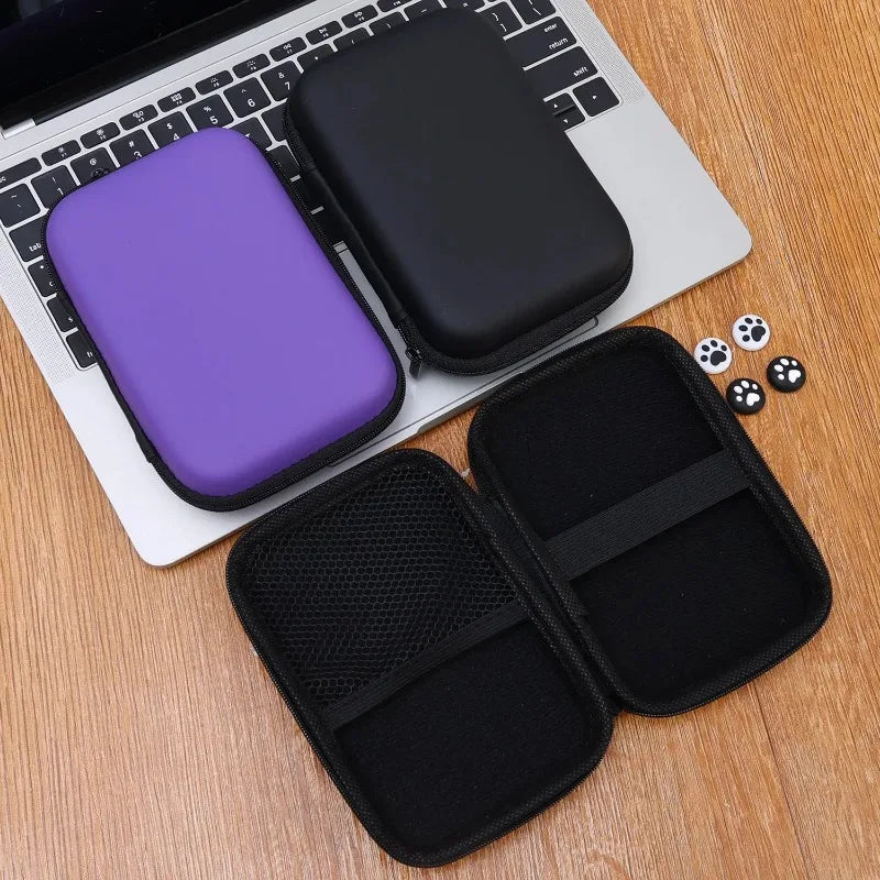 4 in 1 For R36S/R35S Screen Protector Tempered Glass Film & Game Console Storage Bag EVA Portable Protective Case For R36S/R35S